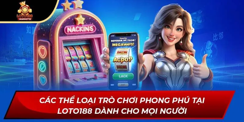 Các thể loại trò chơi phong phú tại Loto188 dành cho mọi người