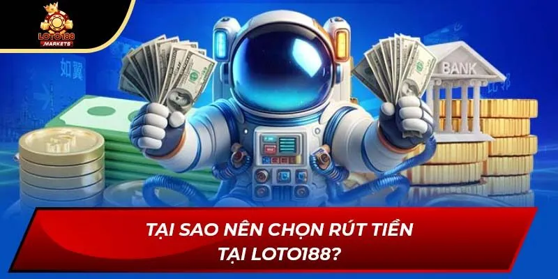 Tại sao nên chọn rút tiền tại Loto188?