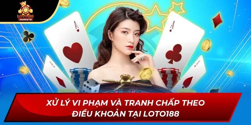 Xử lý vi phạm và tranh chấp theo điều khoản tại Loto188